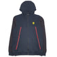 Mens Navy Puma Ferrari Full Zip Jumper