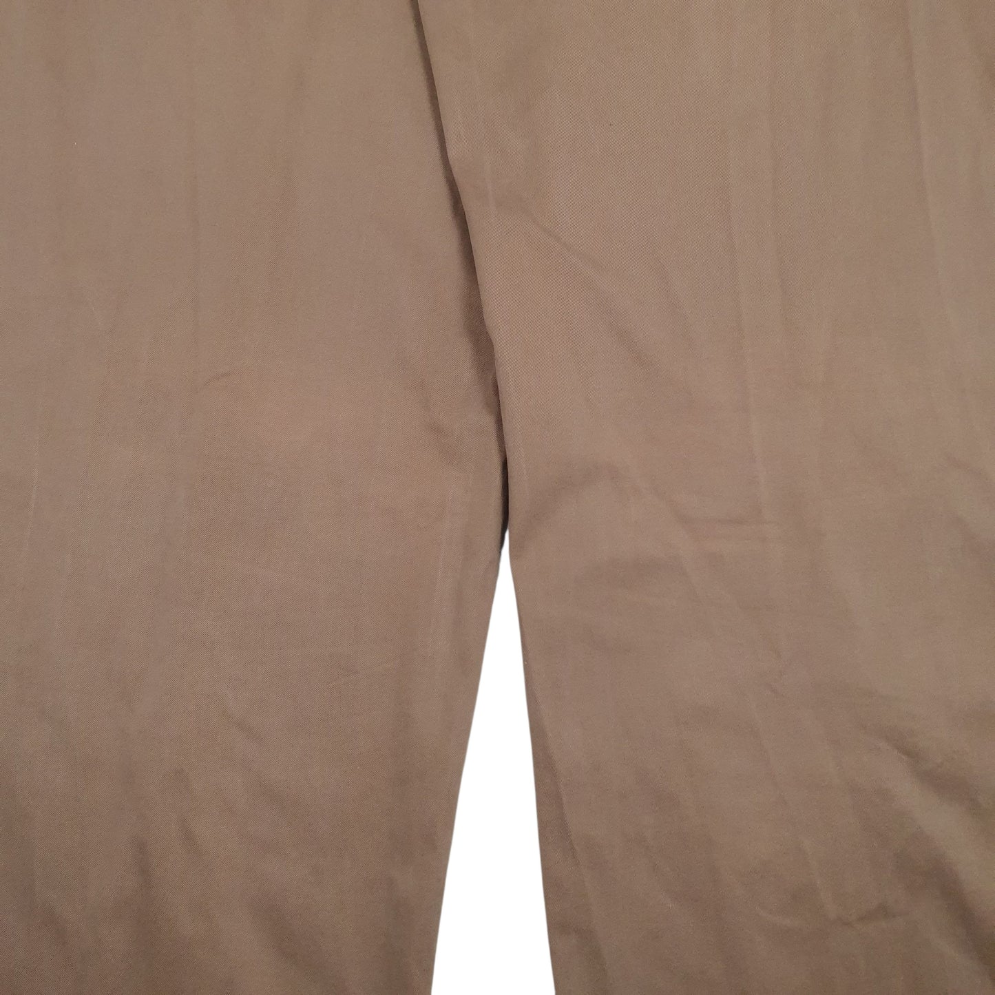 Mens Brown Tommy Hilfiger Pleated  Trousers