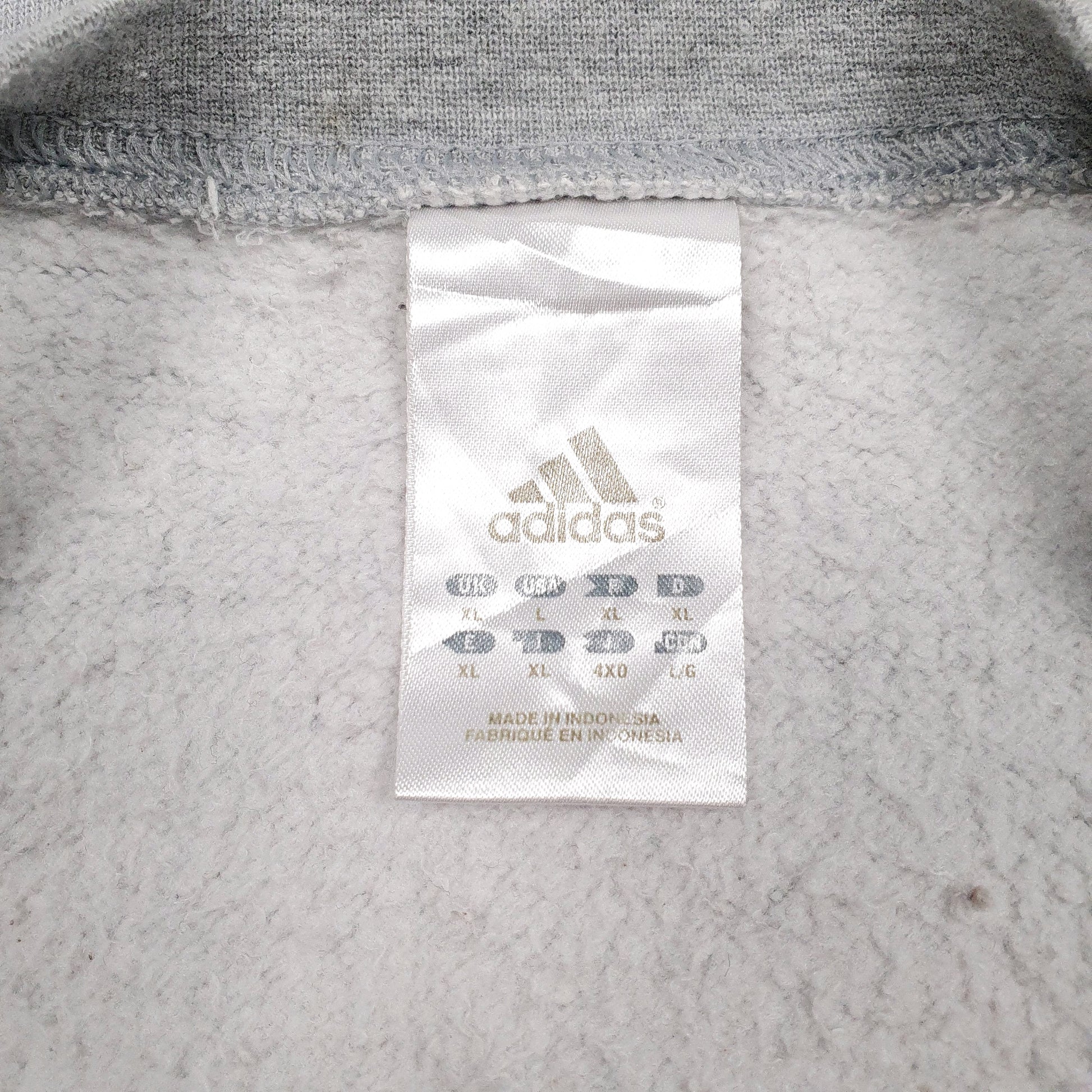 Mens Grey Adidas  Crewneck Jumper