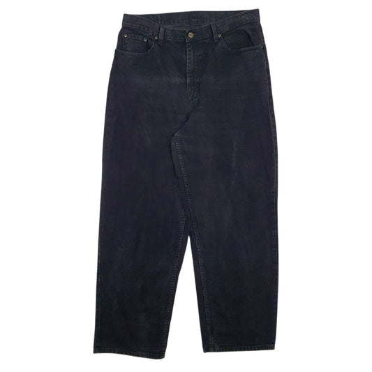 Womens Black L.L.Bean Vintage 90s Casual JeansW34 L38