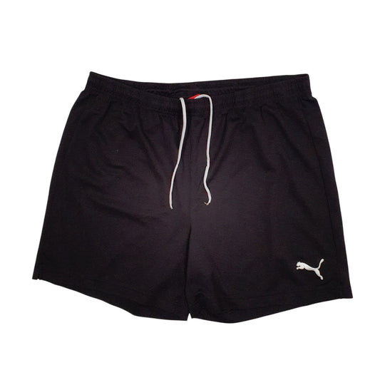 Mens Black Puma  Sport Shorts