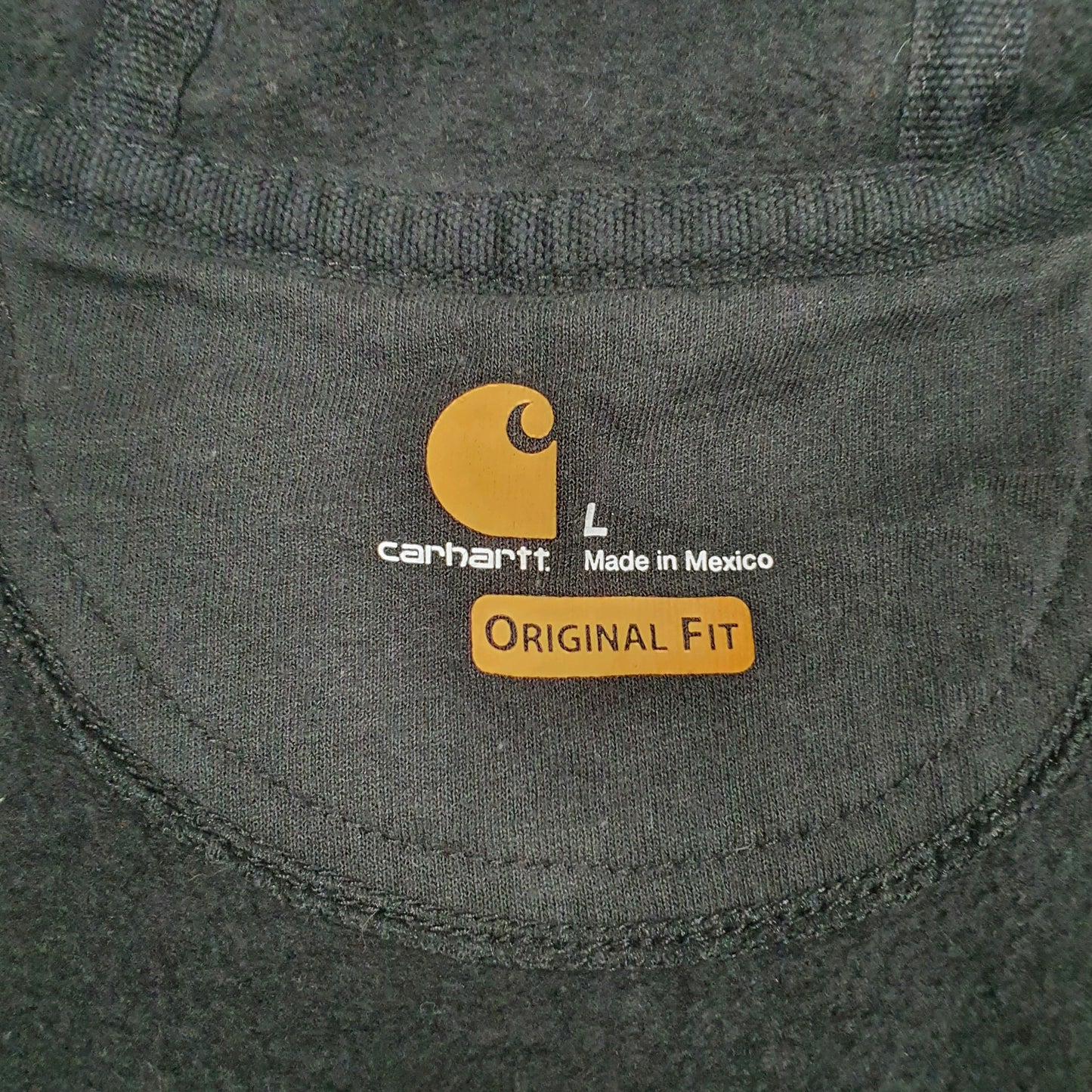 Mens Black Carhartt  Full Zip Jumper