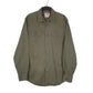 Mens Khaki Wrangler  Long Sleeve Shirt