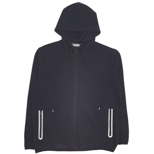 Mens Black Reebok  Full Zip Jumper