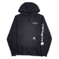 Mens Black Carhartt Whiteboy Racing Hoodie Jumper