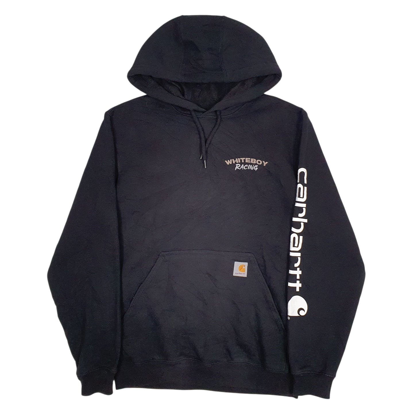Mens Black Carhartt Whiteboy Racing Hoodie Jumper