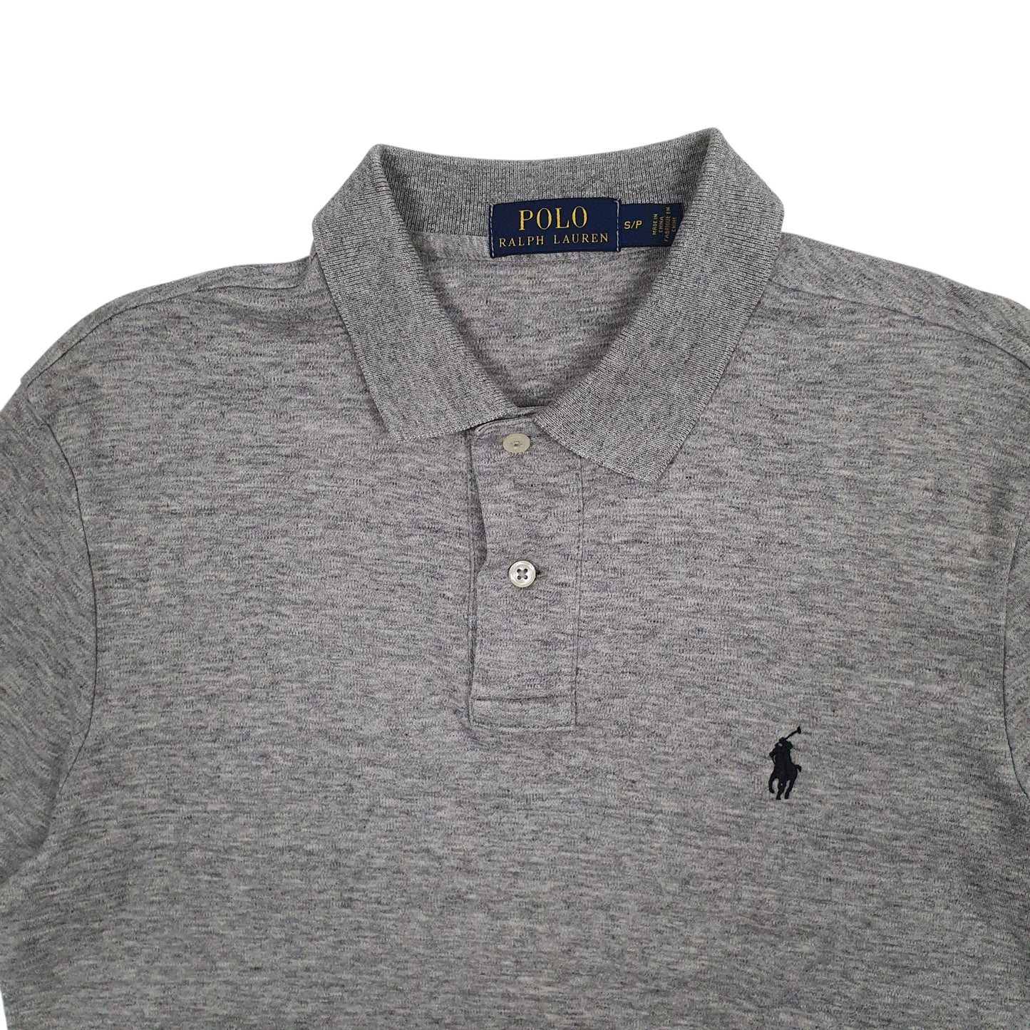 Mens Grey Polo Ralph Lauren   Polo Shirt