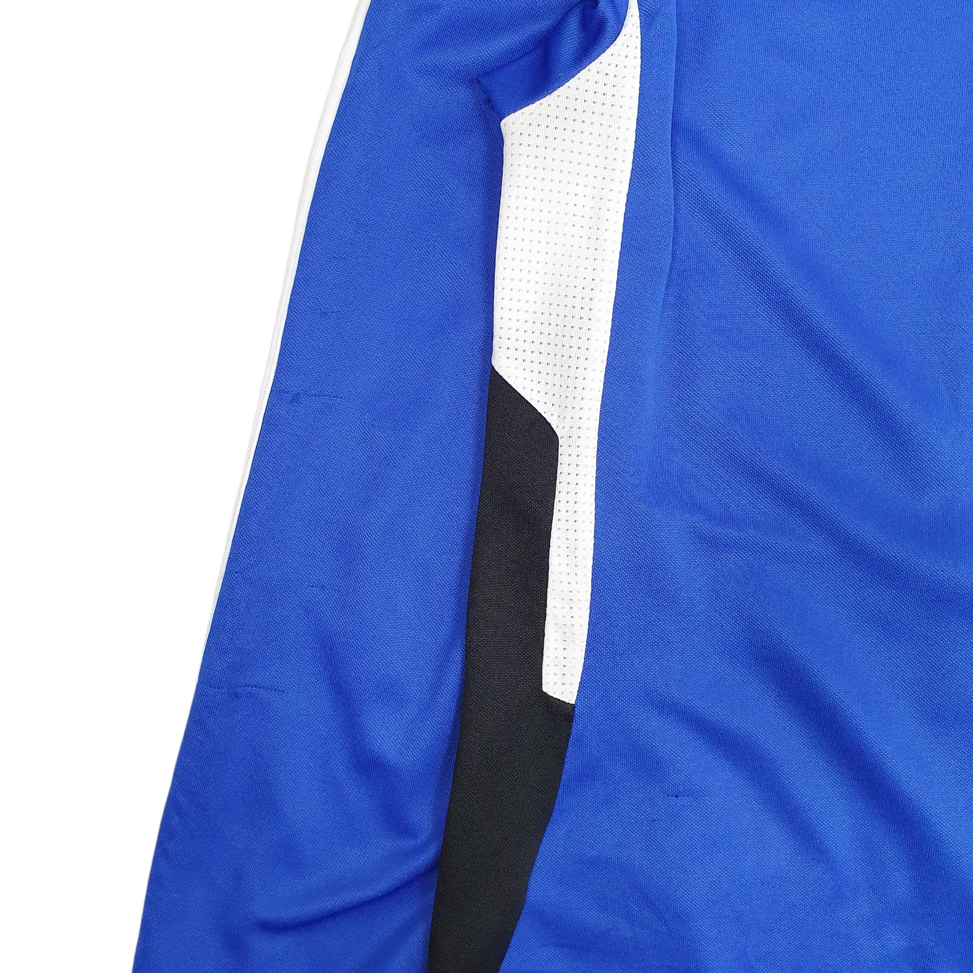 Mens Blue Adidas Track Quarter Zip Coat