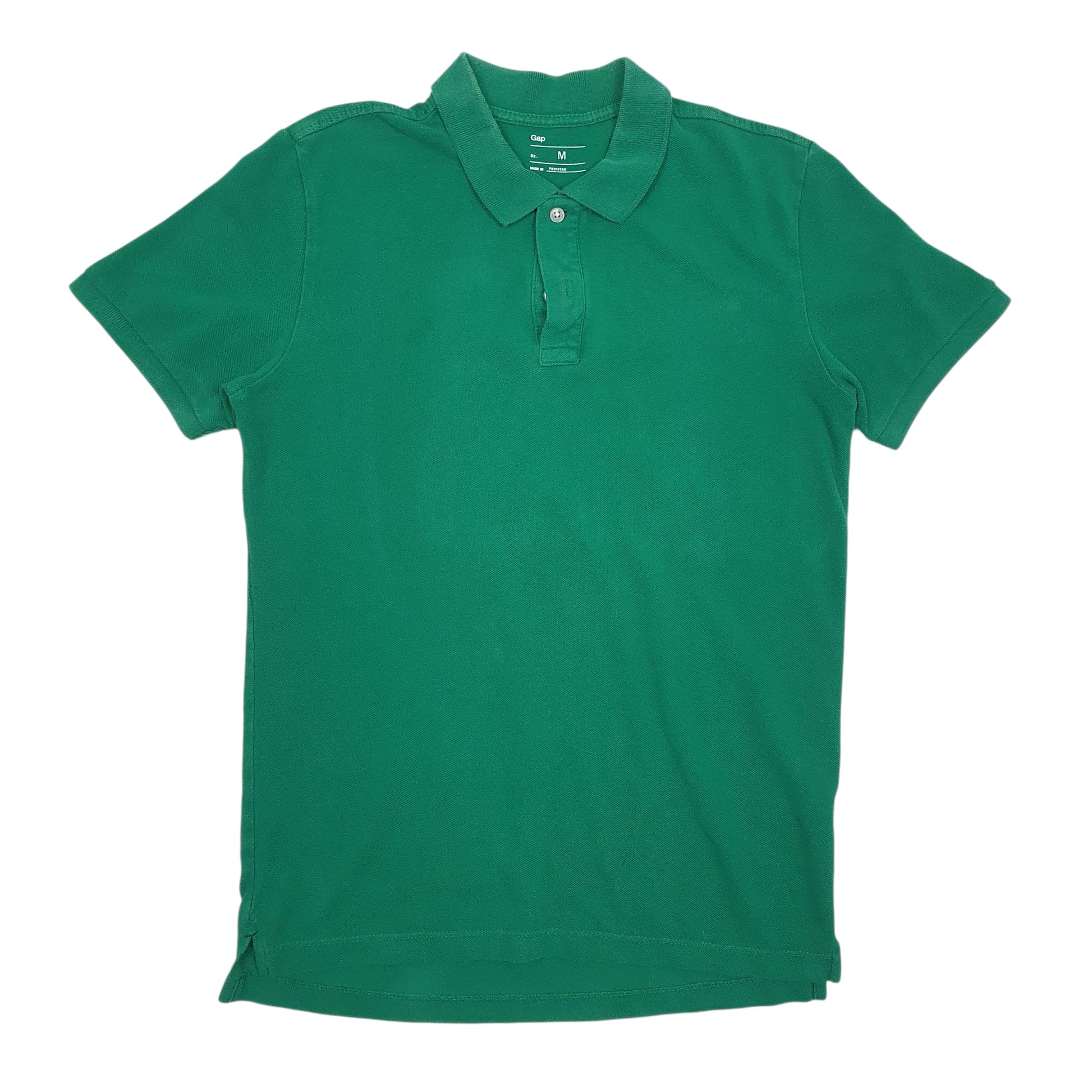 Mens Green Gap  Short Sleeve Polo Shirt