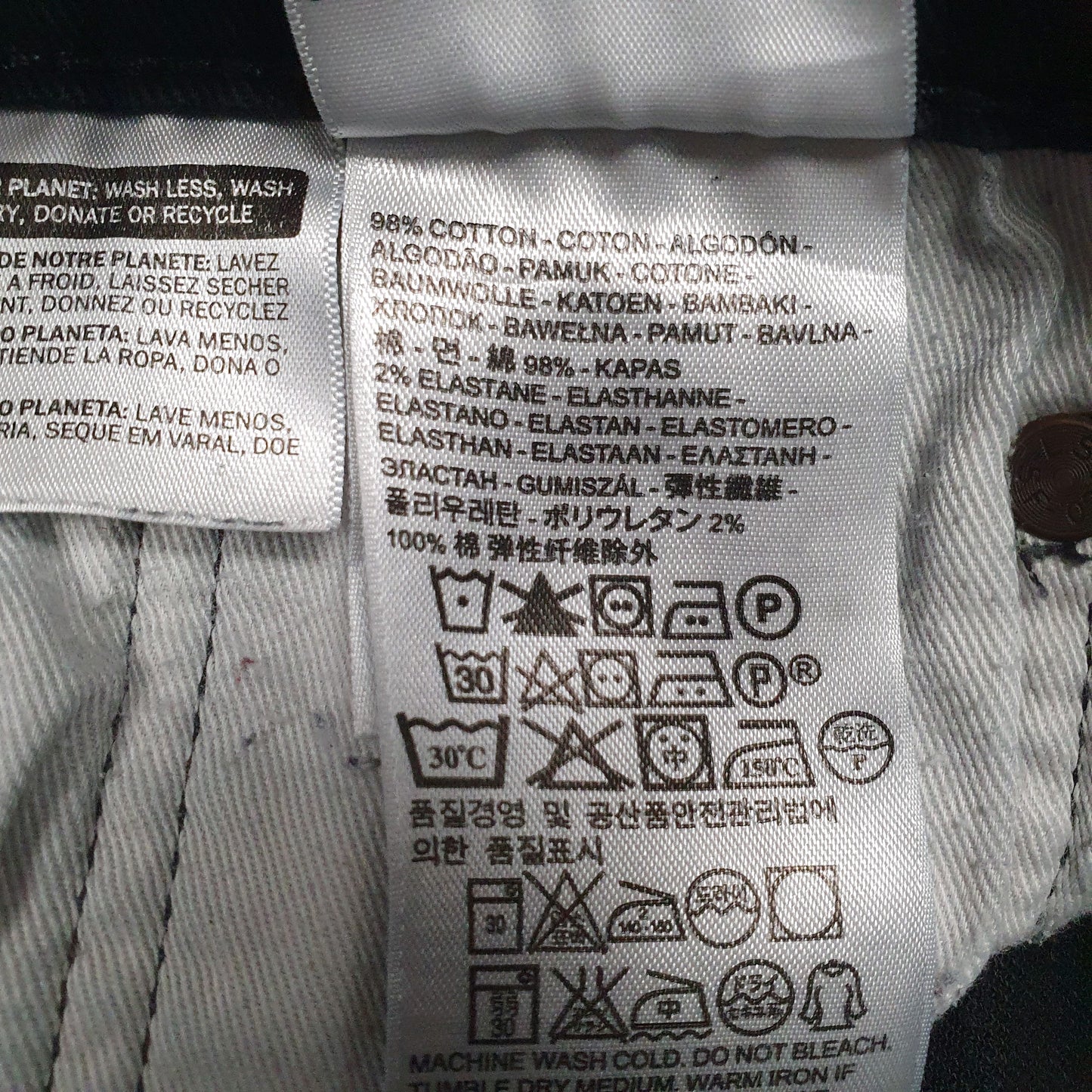 Mens Black Levis   Jeans