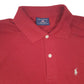 Mens Burgundy Ralph Lauren Polo Sport  Polo Shirt