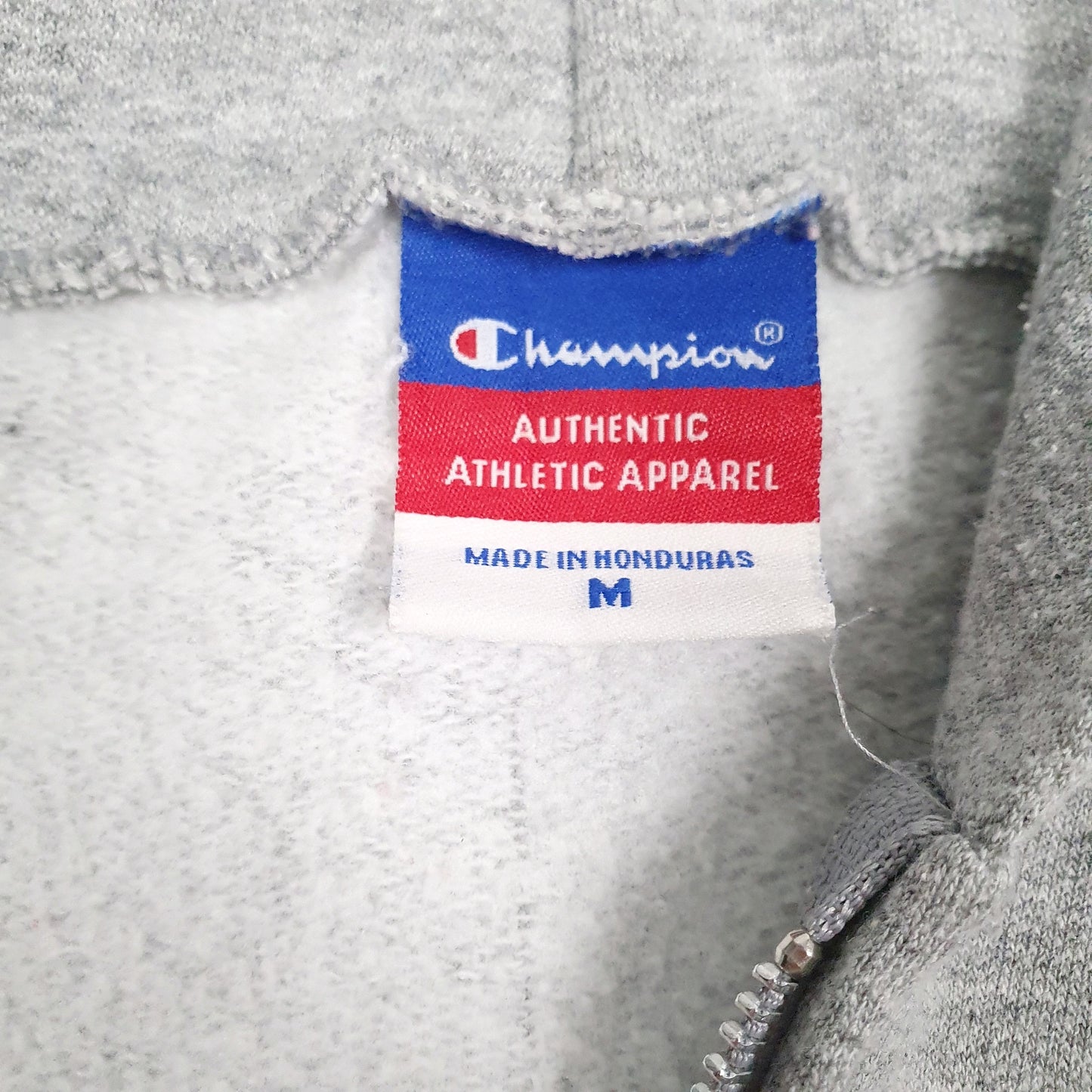 Mens Grey Champion Miami Redhawks Full Zip Jumper