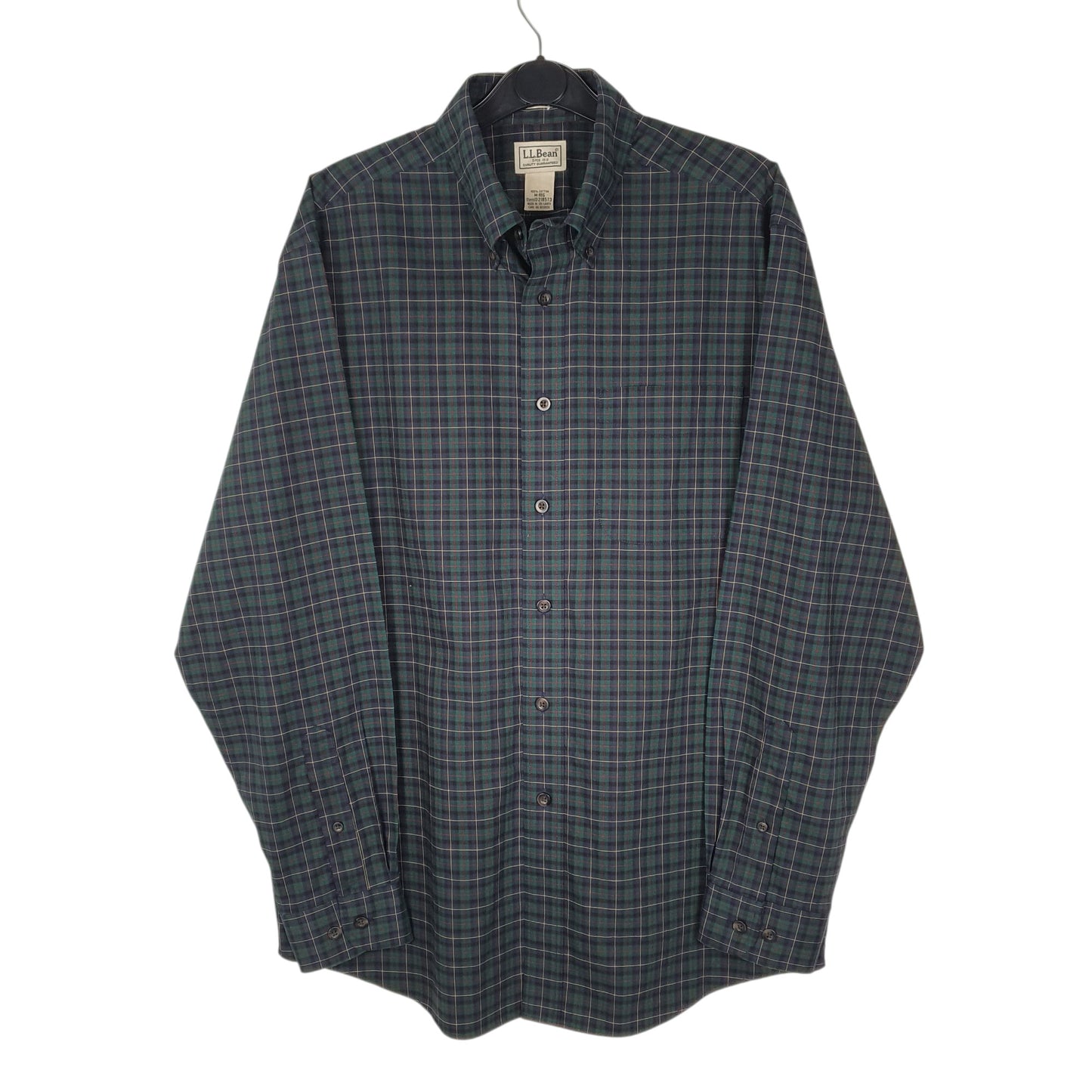 Mens Navy L.L.Bean  Long Sleeve Shirt