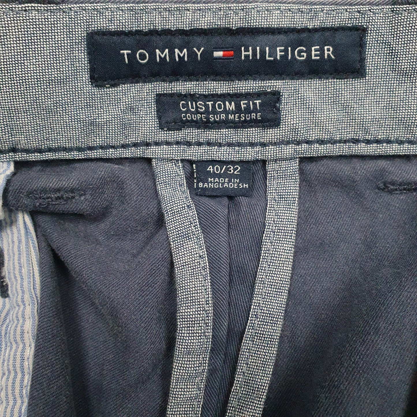 Mens Blue Tommy Hilfiger   Trousers
