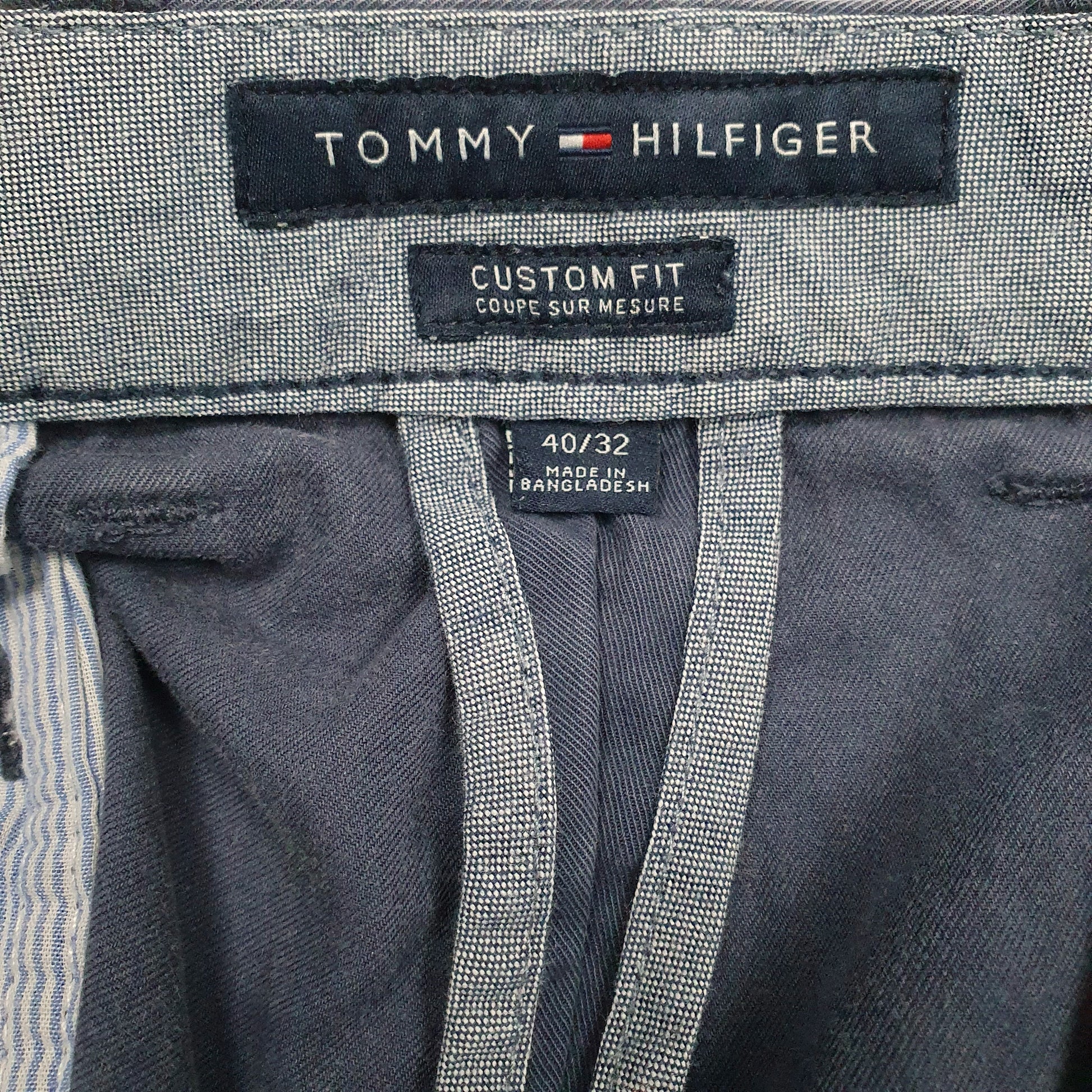 Mens Blue Tommy Hilfiger   Trousers