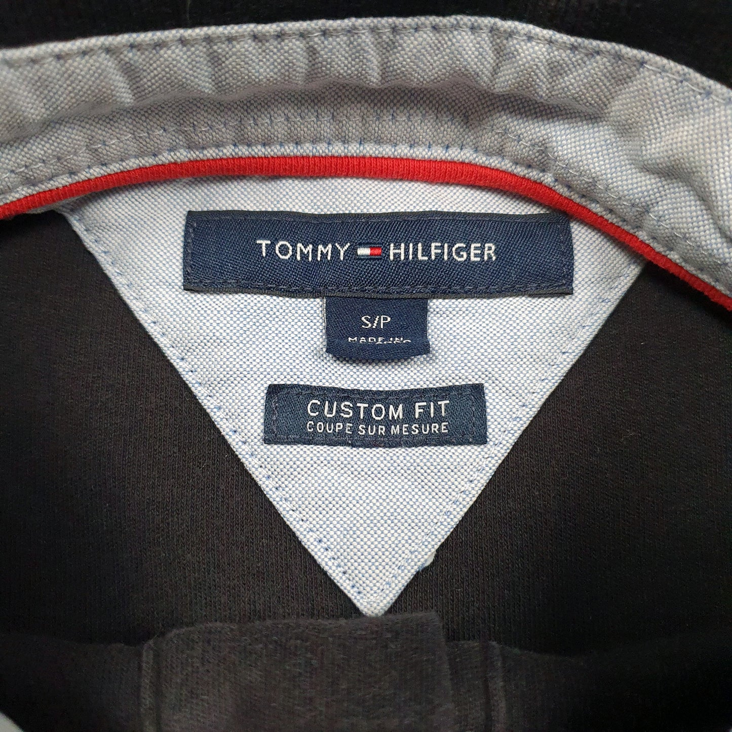 Mens Black Tommy Hilfiger   Polo Shirt