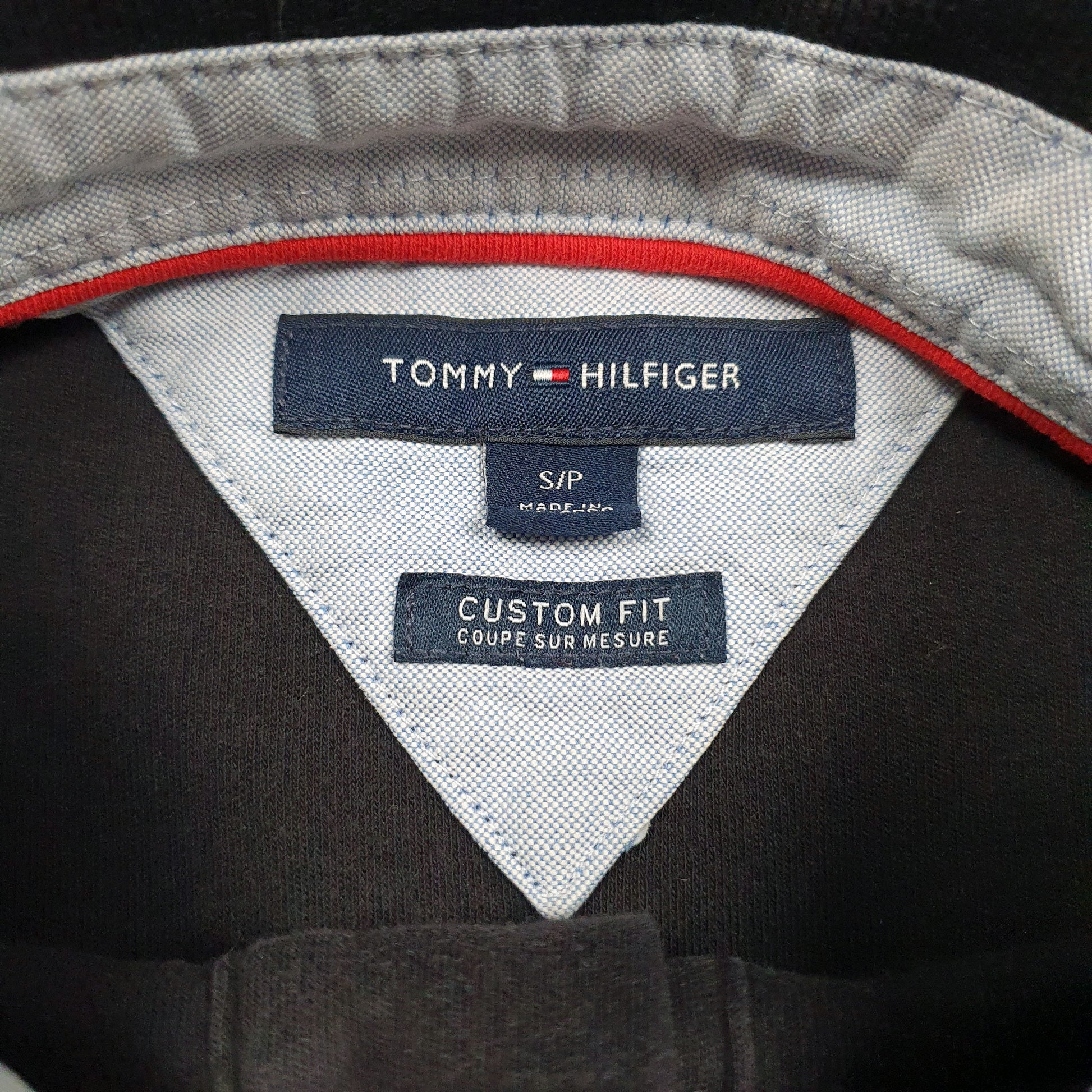 Mens Black Tommy Hilfiger   Polo Shirt