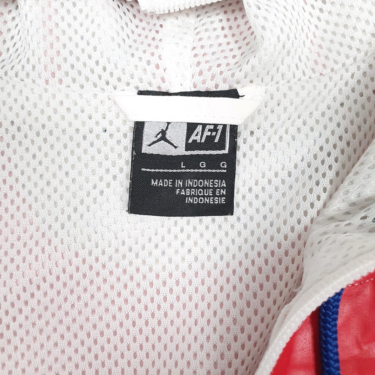 Mens White Nike Air Jordan 5 AF-1 Fusion Hoodie Coat