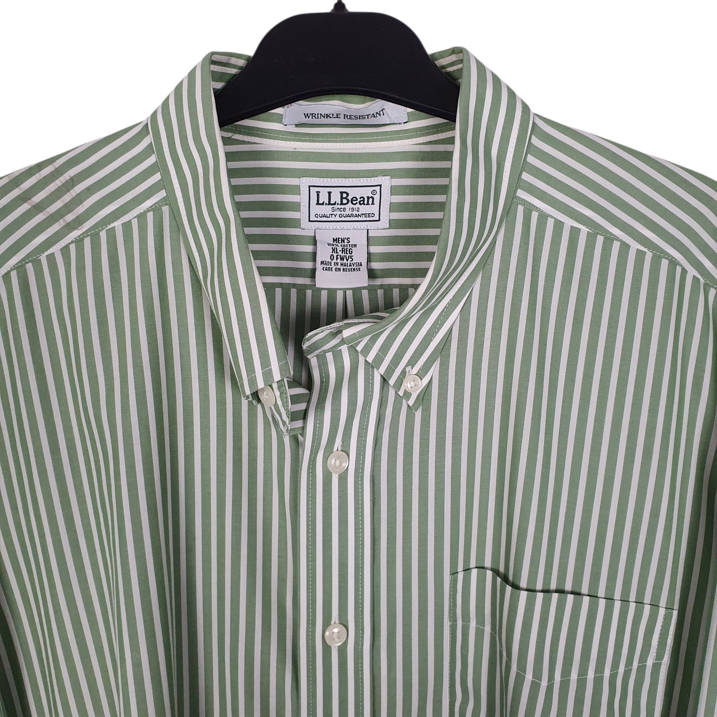 Mens Green L.L.Bean   Shirt