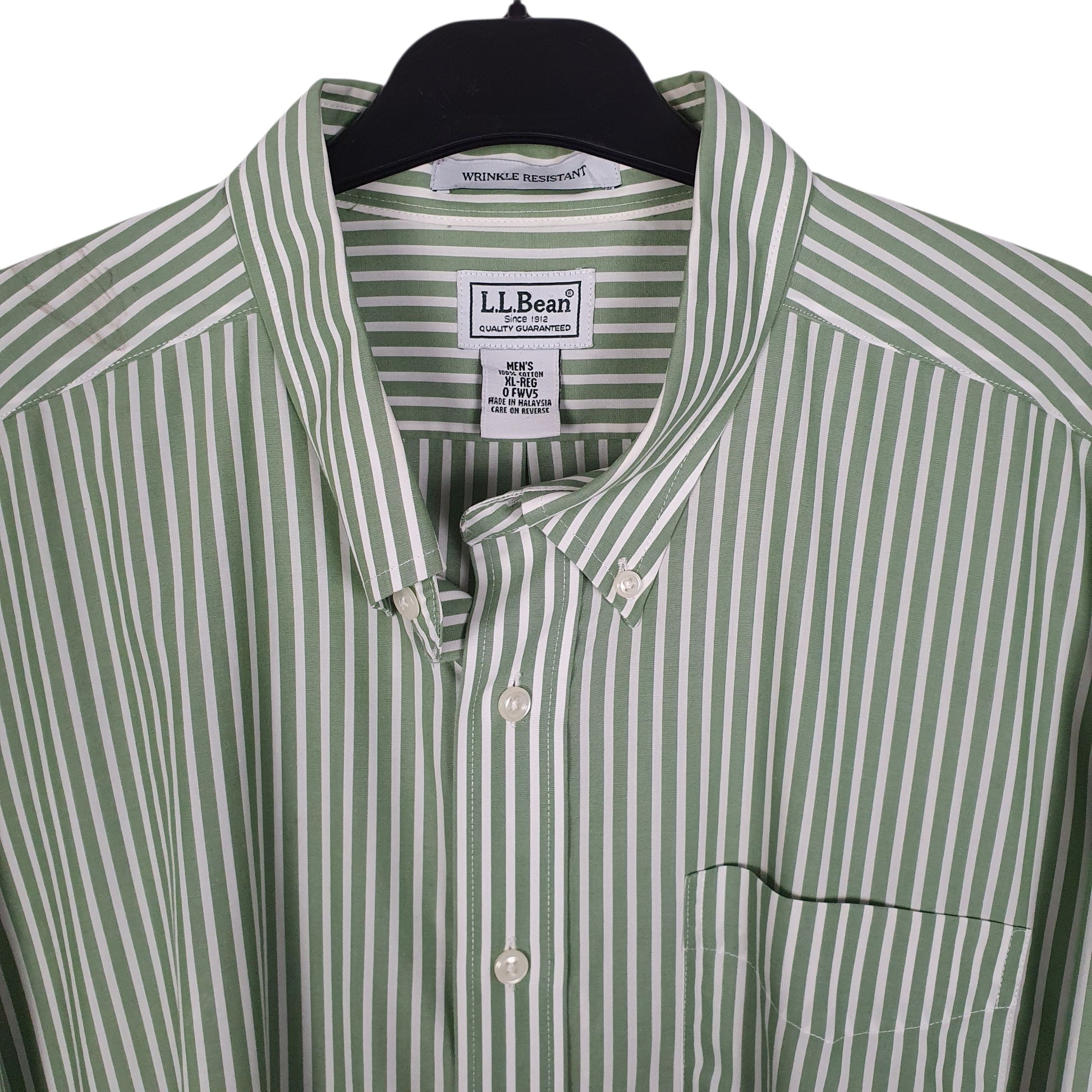 Mens Green L.L.Bean   Shirt