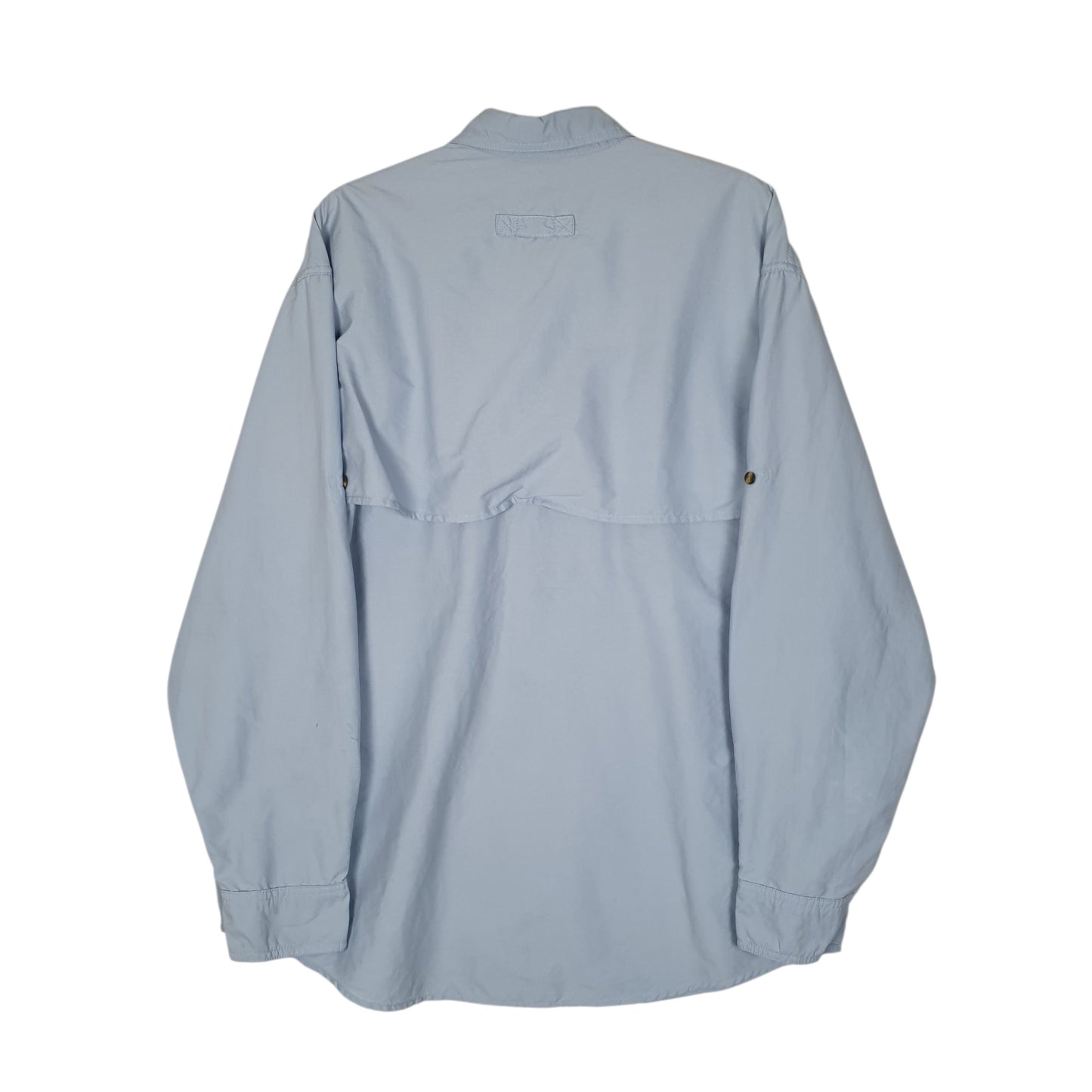 Mens Blue L.L.Bean Walking Hiking  Shirt