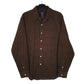 Mens Brown GAP Corduroy Long Sleeve Shirt
