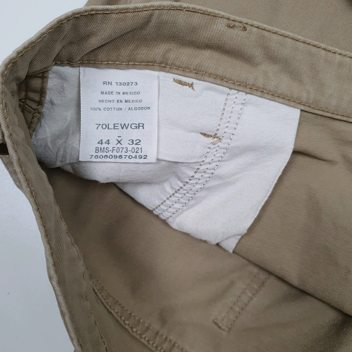 Mens Beige Wrangler   Trousers