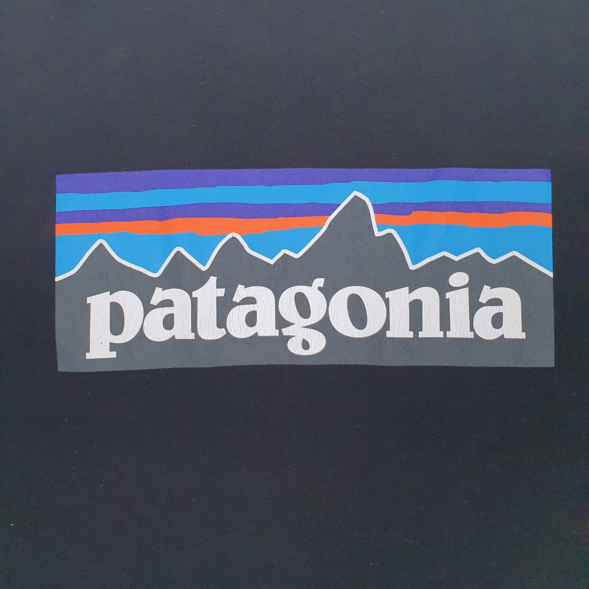 Mens Black Patagonia   T Shirt