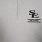 Mens White Champion Southeastern Oklahoma University Quarter Zip Jumper