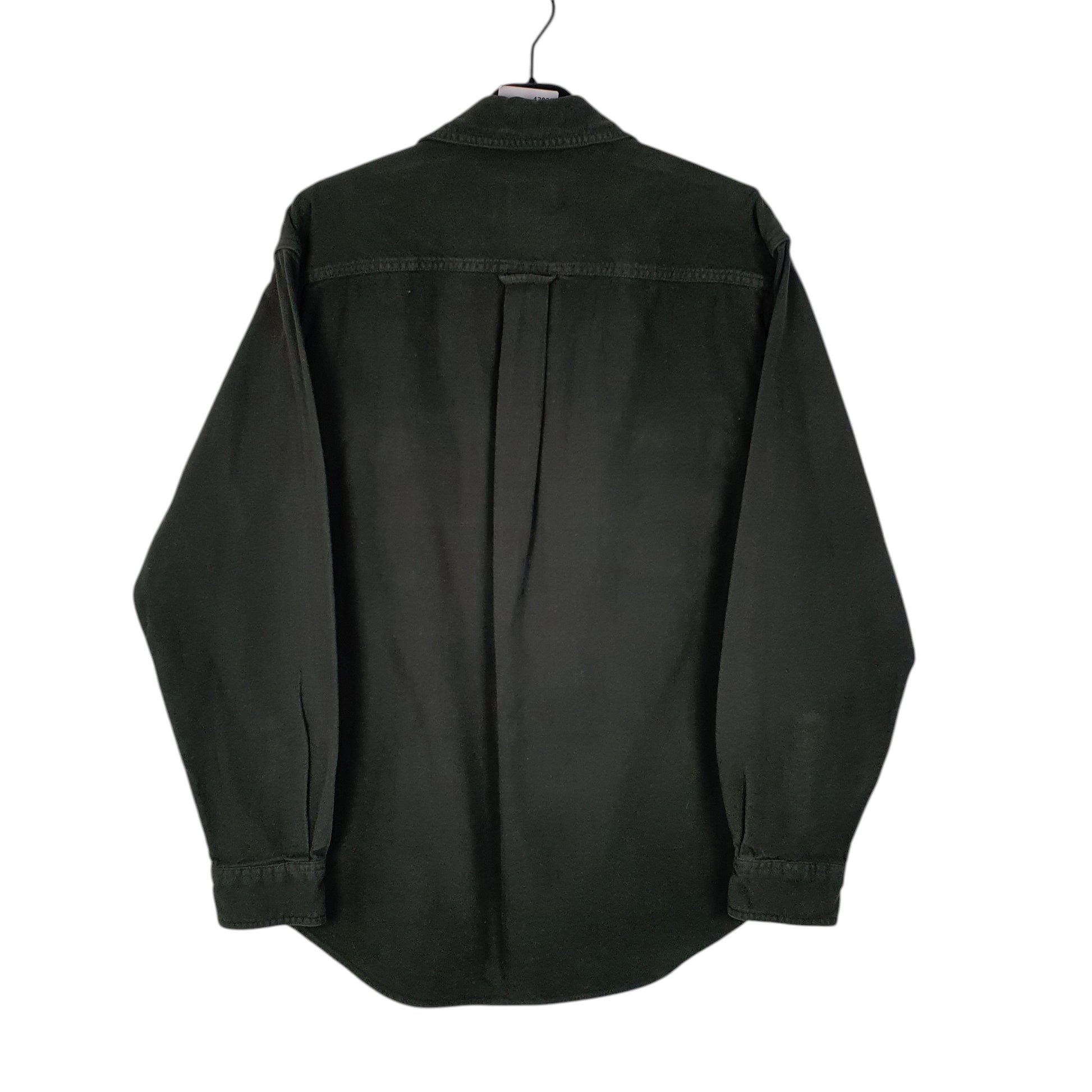 Mens Green Eddie Bauer Chamois  Shirt