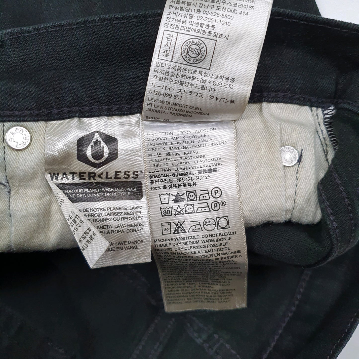 Mens Black Levis   Jeans