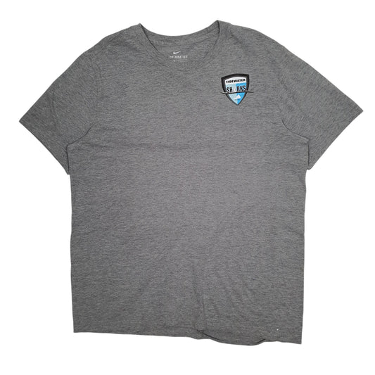 Mens Grey Nike Tidewater Sharks Short Sleeve T Shirt