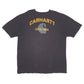 Mens Black Carhartt  Hoodie T Shirt