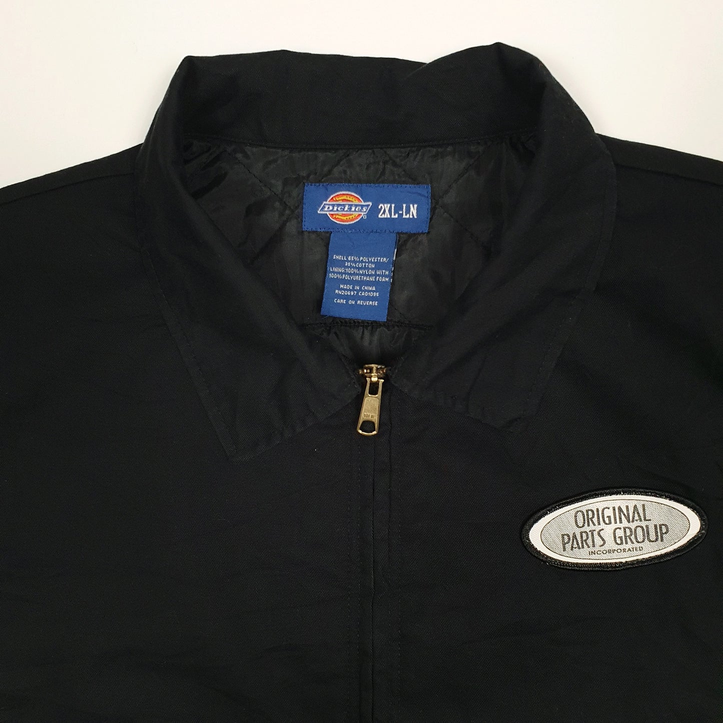 Mens Black Dickies Eisenhower Quilt Lined  Coat