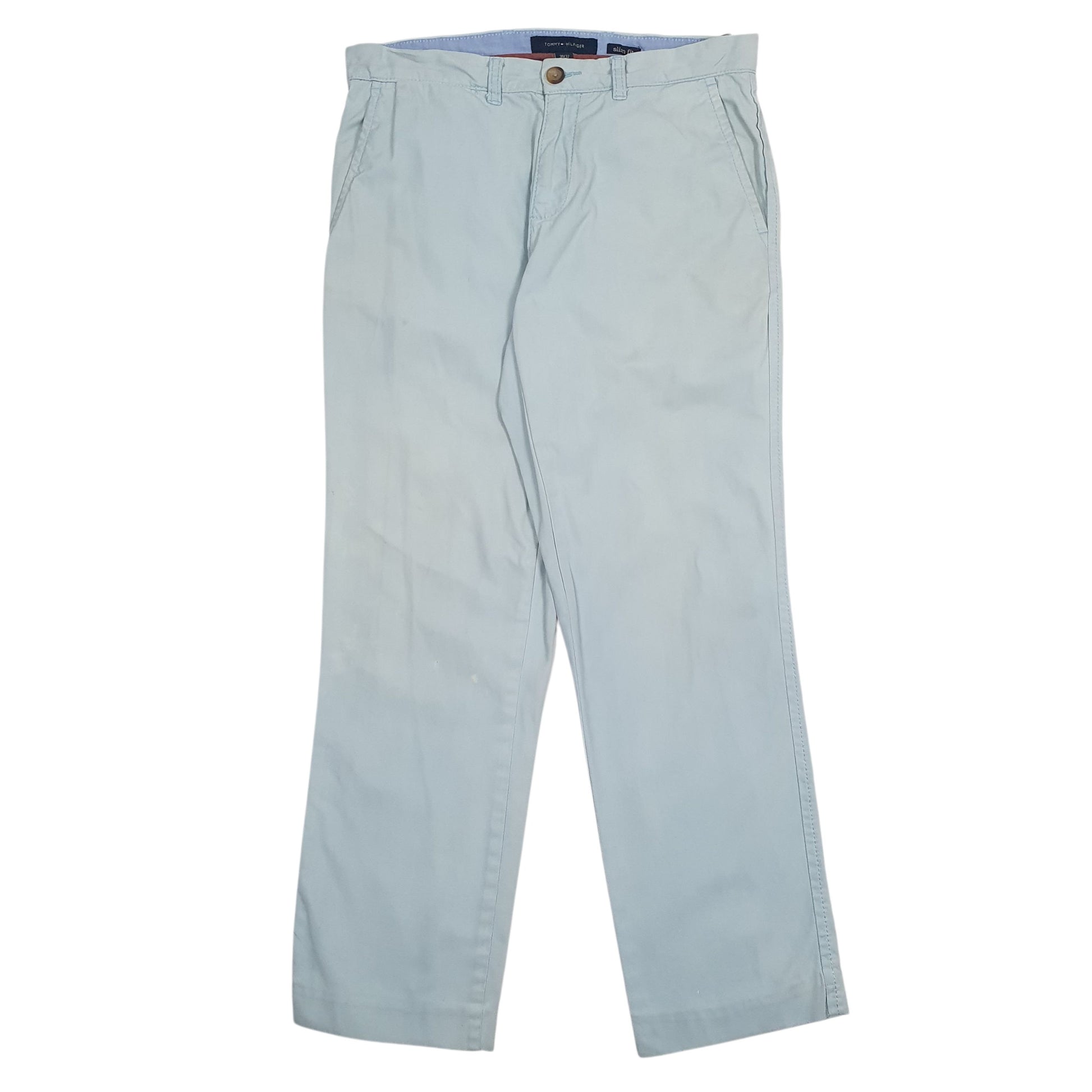 Mens Blue Tommy Hilfiger  Chino Trousers