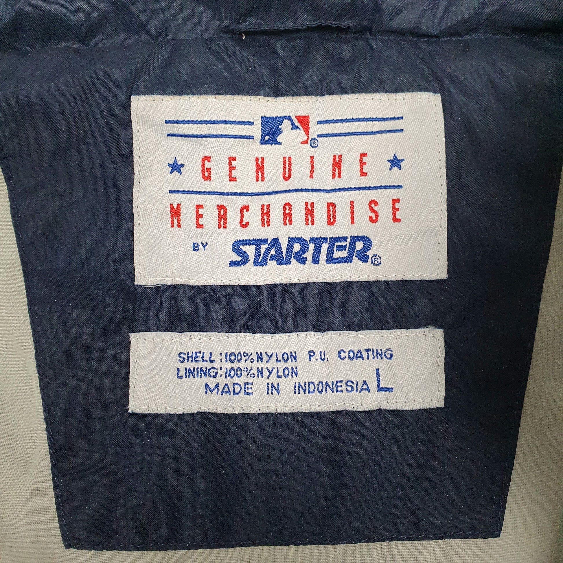 Mens Navy Starter Vintage 90s MLB Detroit Tigers  Coat