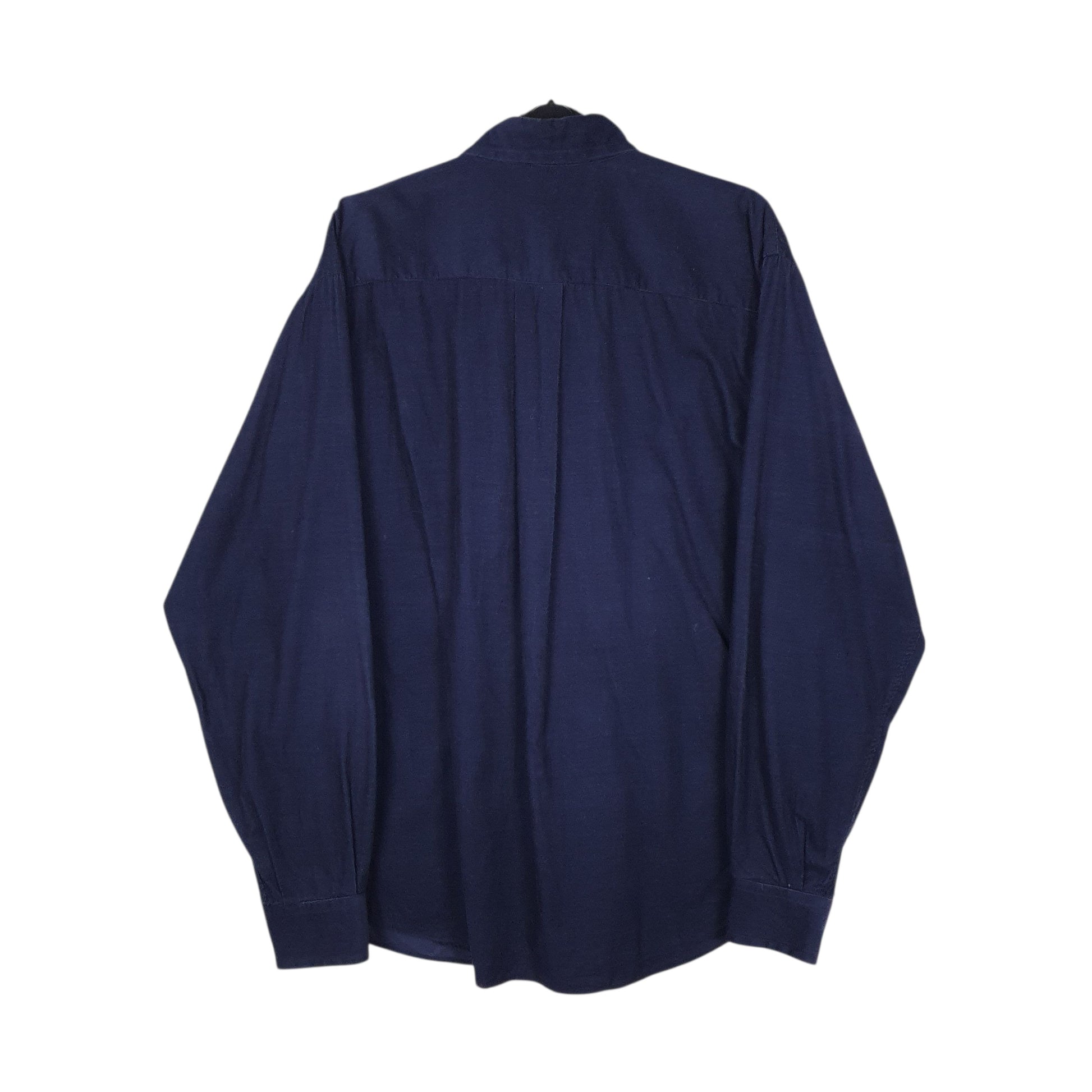 Mens Navy Nautica Corduroy  Shirt