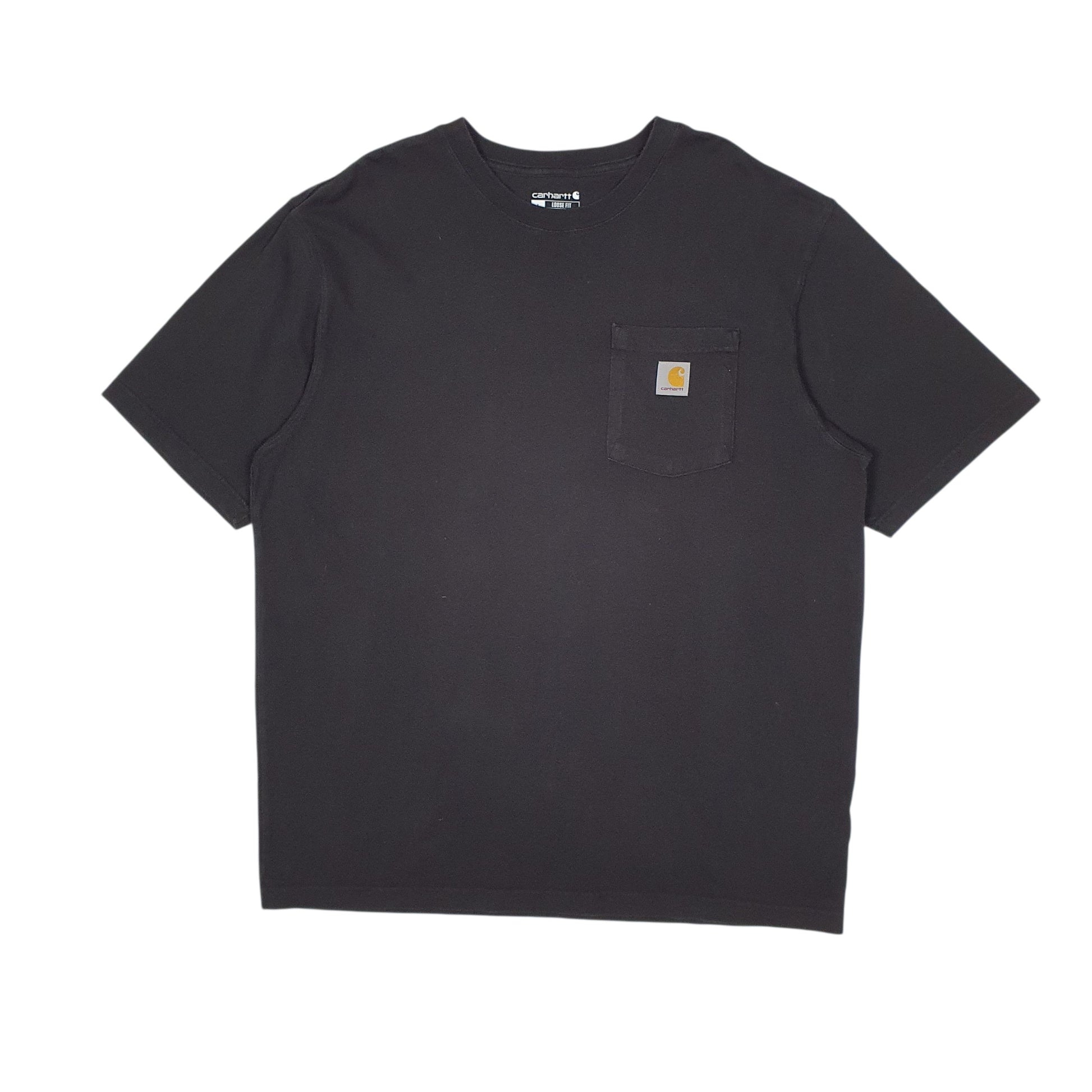 Mens Black Carhartt  Short Sleeve T Shirt