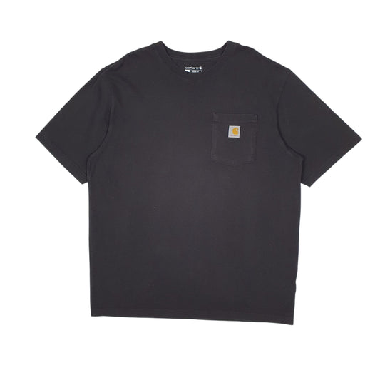 Mens Black Carhartt  Short Sleeve T Shirt