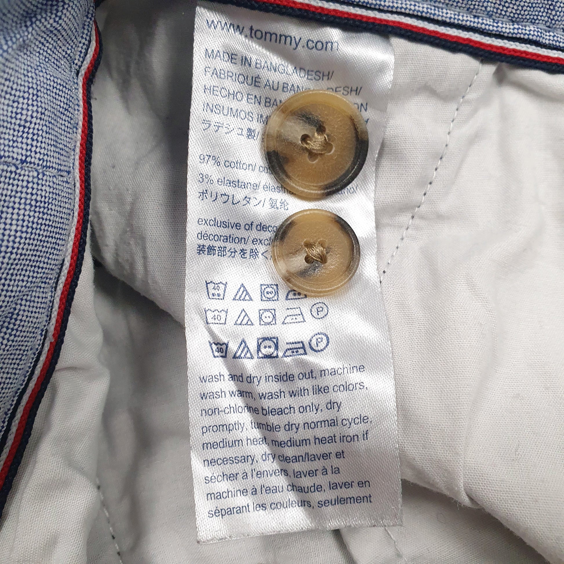 Mens Grey Tommy Hilfiger   Trousers