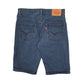 Mens Blue Levis 505  Shorts