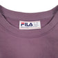 Mens Purple Fila  Crewneck Jumper