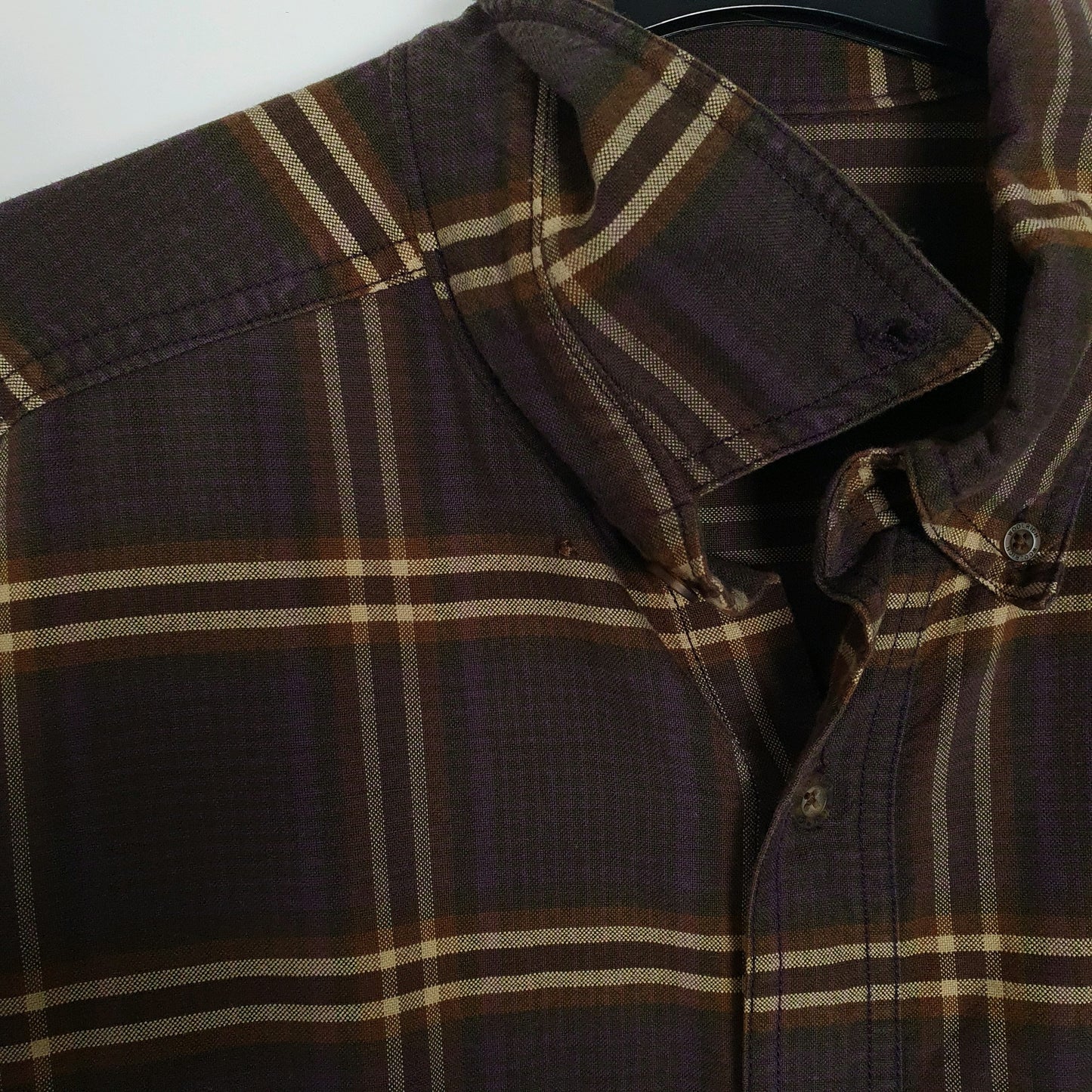 Mens Purple Woolrich   Shirt