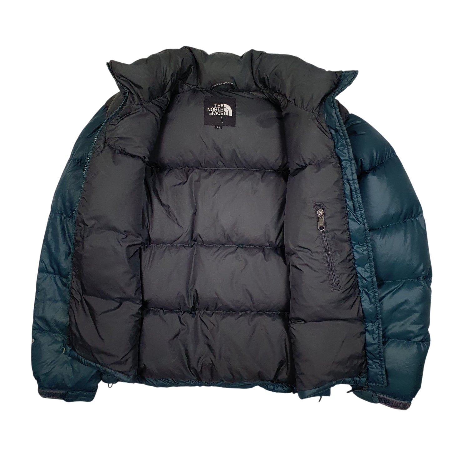 Mens Blue The North Face Nuptse Retro 1996  Coat