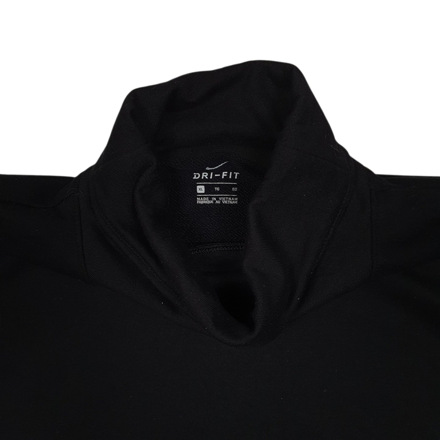 Womens Black Nike Dri Fit Turtle Neck Jumper
