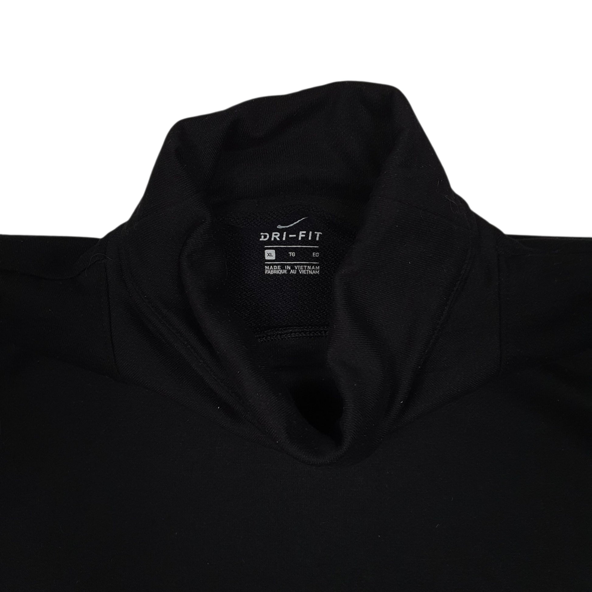 Womens Black Nike Dri Fit Turtle Neck Jumper