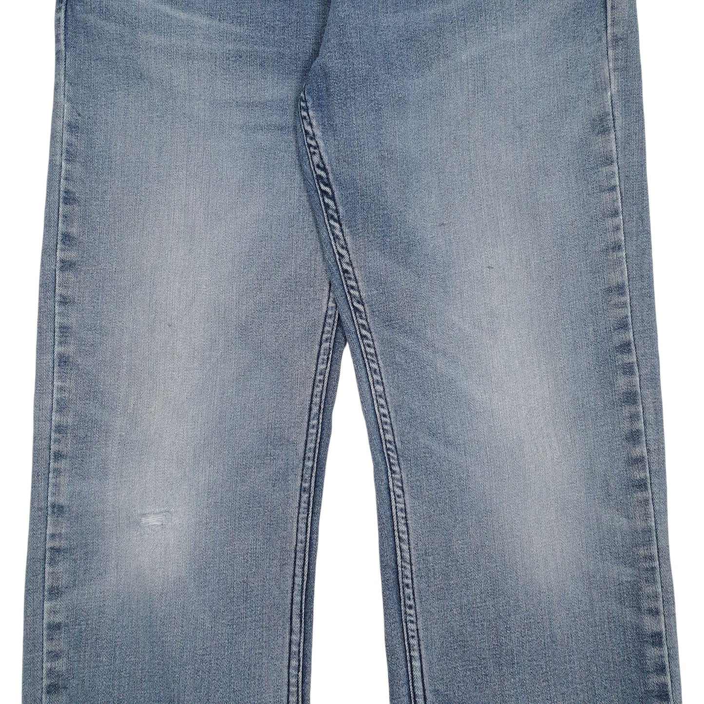Mens Blue Levis Distressed  Jeans