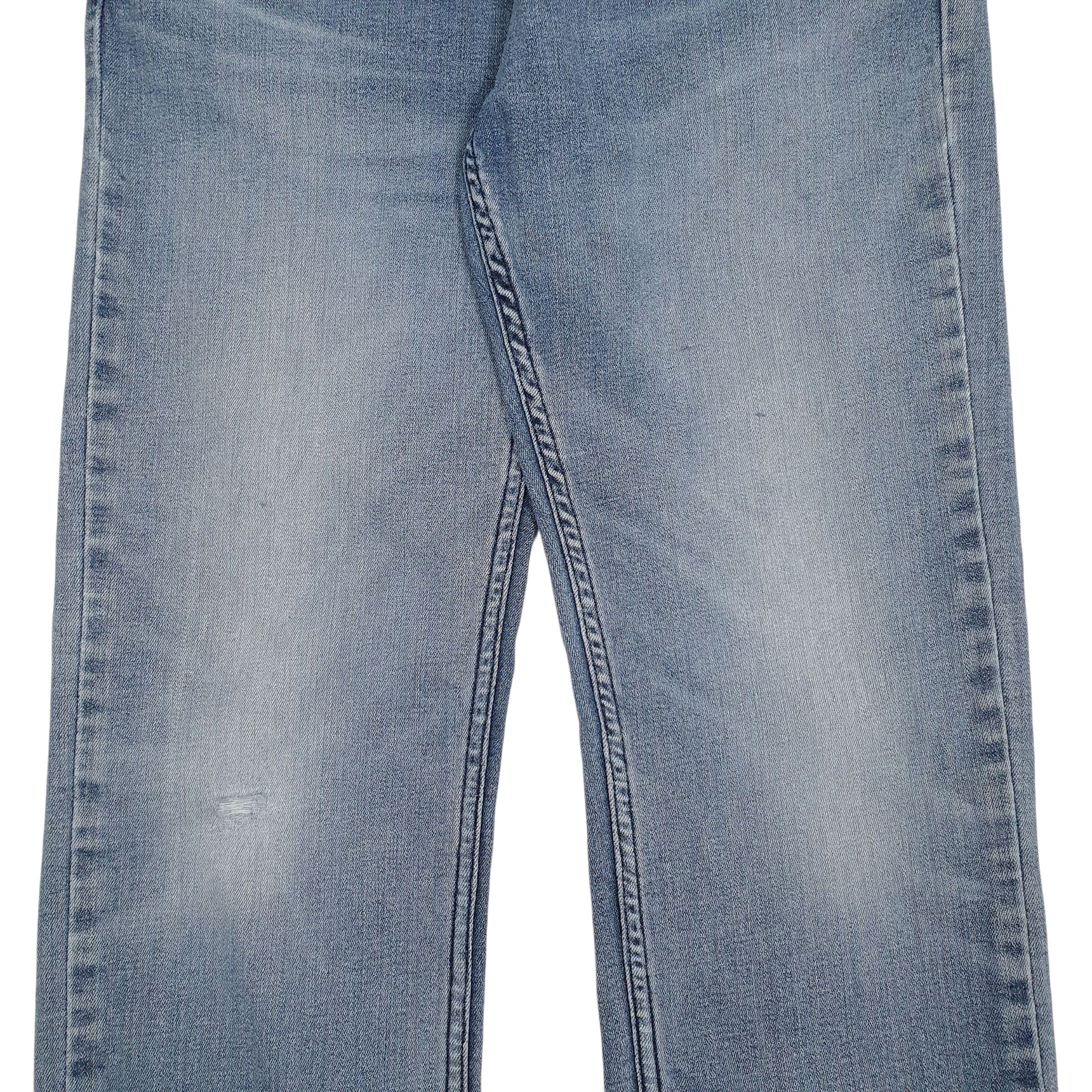 Mens Blue Levis Distressed  Jeans