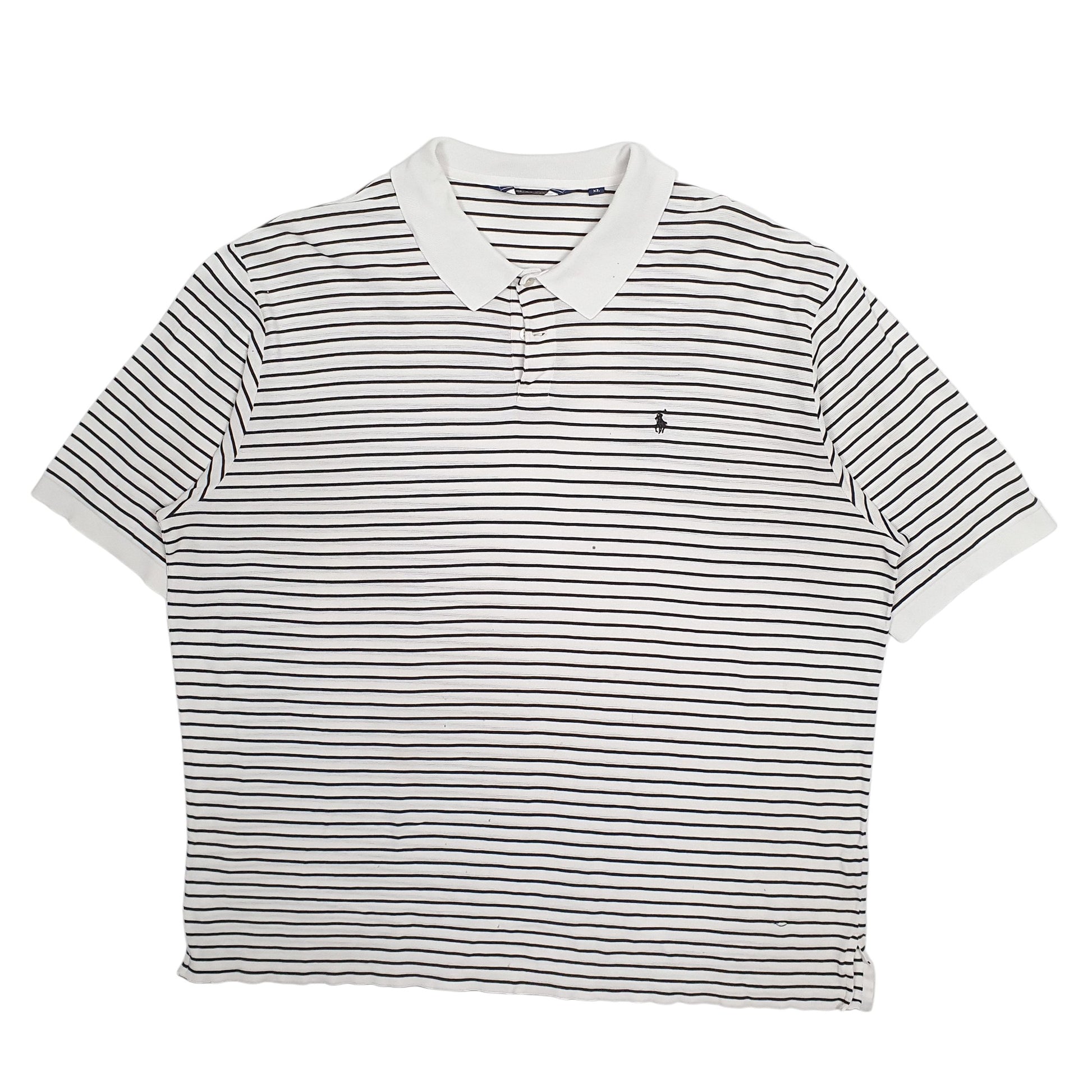 Mens White Polo Ralph Lauren  Short Sleeve Polo Shirt