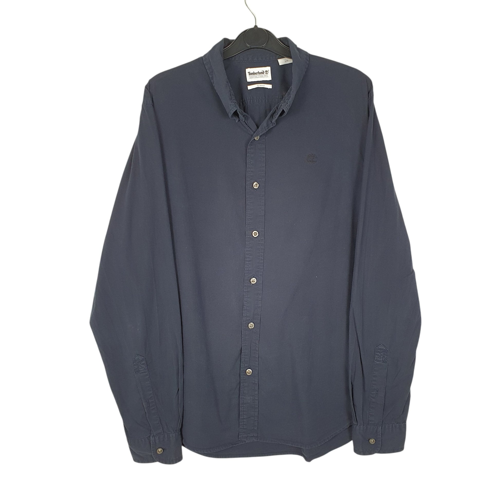 Mens Navy Timberland  Long Sleeve Shirt